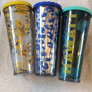 Like New Starbucks Tumblers—3 for $20